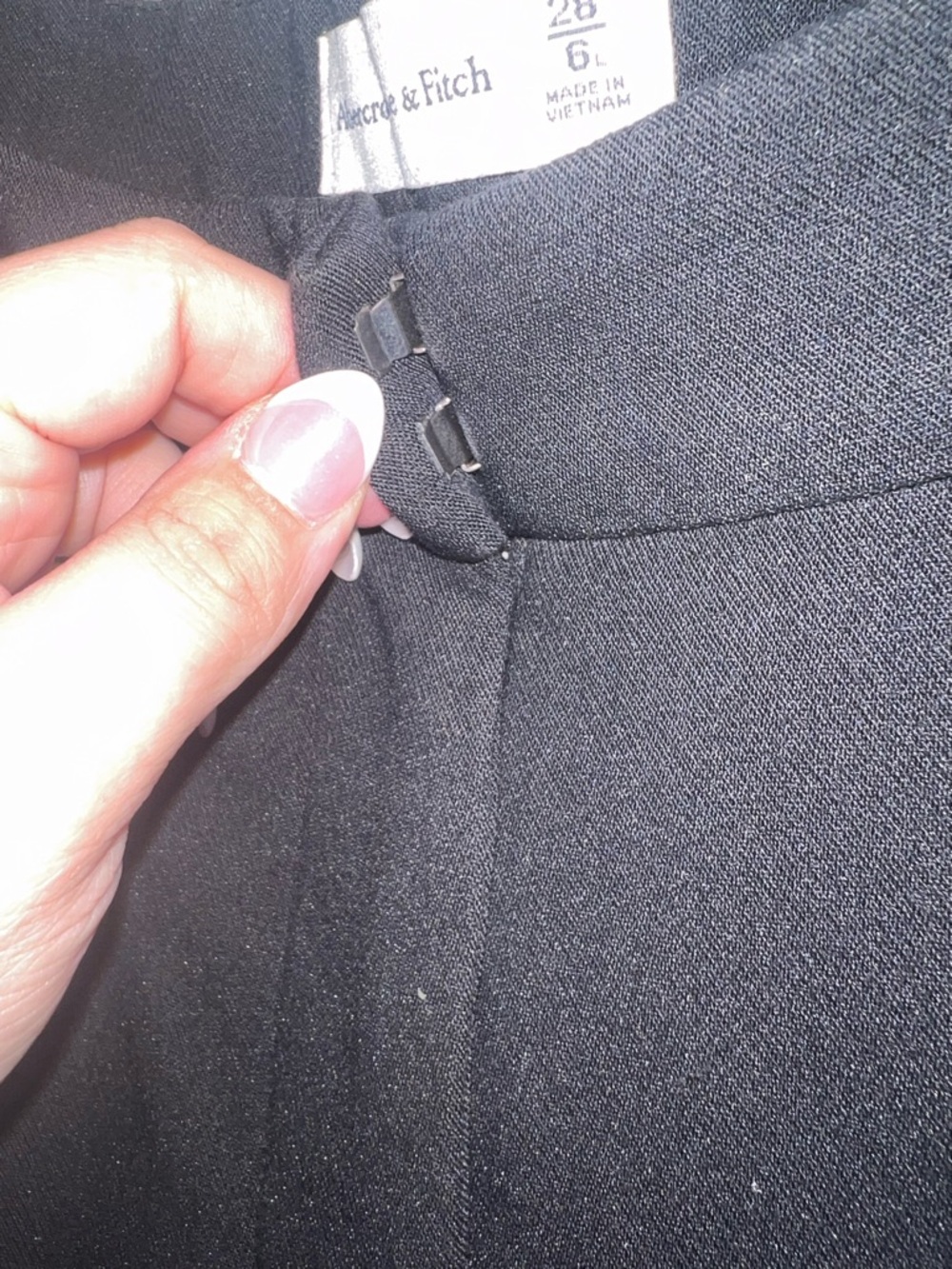 Abercrombie & Fitch Black Wide Leg Pants - Picture 4 of 10